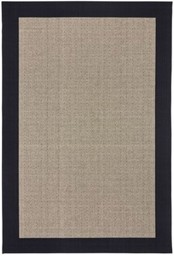 Bild von Teppich Wolle, Punkte, schwarz,grau,braun