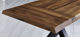 Bild von Esstisch Baumkante Gestell Bristol, Platte 6 cm, Rustik Oak