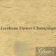 Bild von Stoffmuster Jacobean Flower Champagne