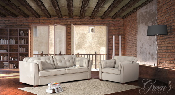 Bild von Danzing, (festgepolstert) Sofa mit Kissenoption